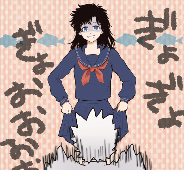 そんなに見たいなら見せてあげるわよ！