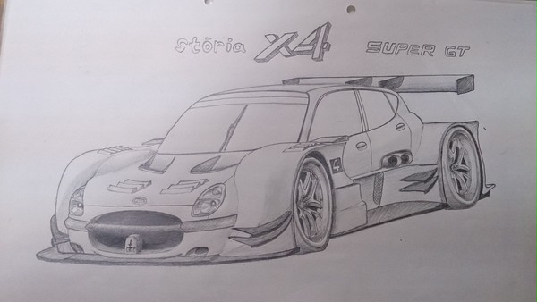 ストーリアX4 スーパーGT500仕様