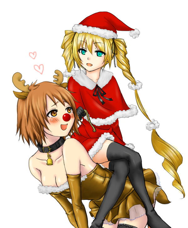 【百合注意】サンタカーチャ&トナカイ華