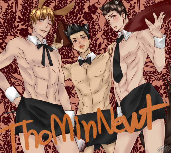 ThoMinNewt sexy waiter