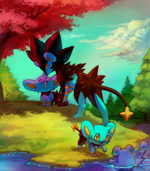 Quiet walk with my children
