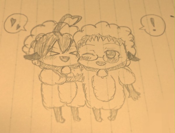 来年は羊なので...