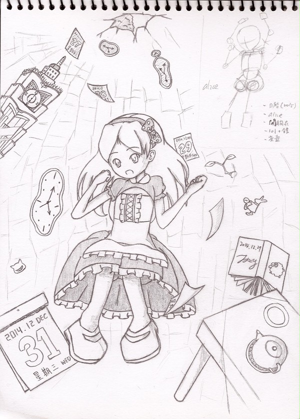 倒數計時2015：愛麗絲+開胸衣