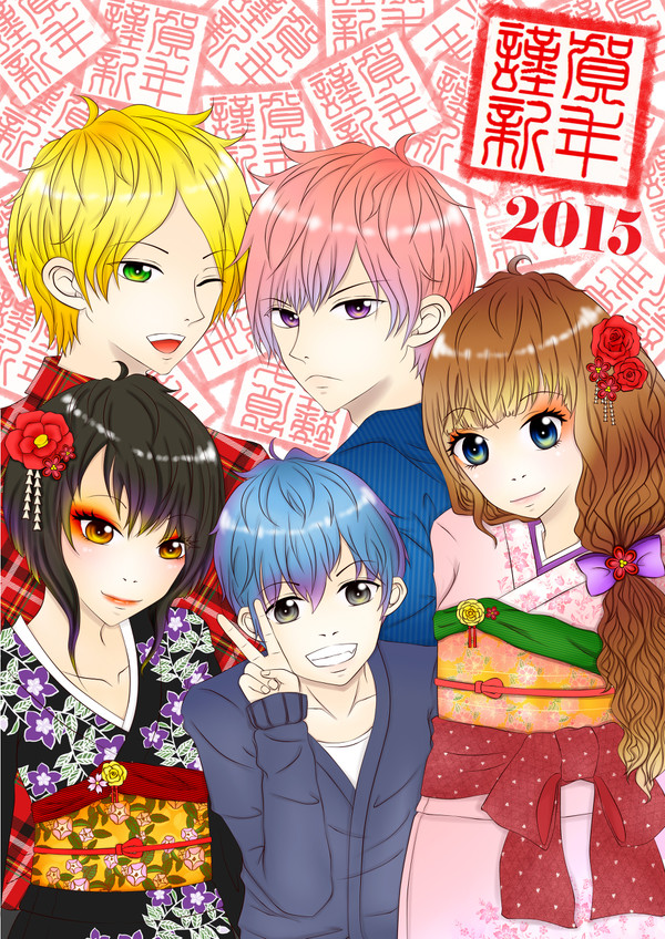 Happy New Year 2015!(∩_∩)