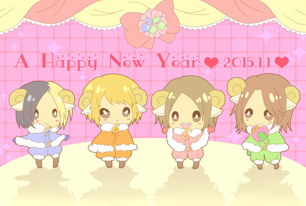 ひつじさん×4