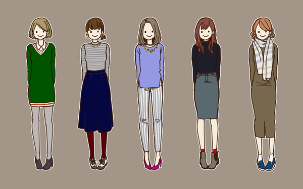 冬服ガールズ