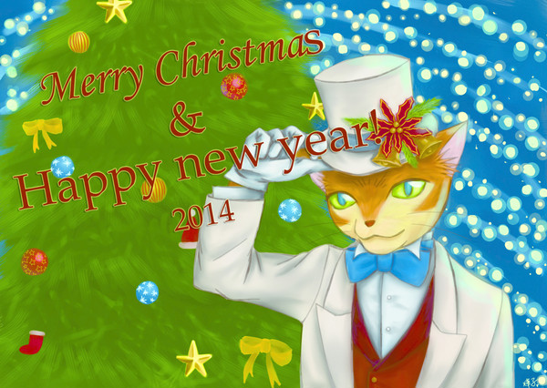 2014聖誕賀卡(男爵)