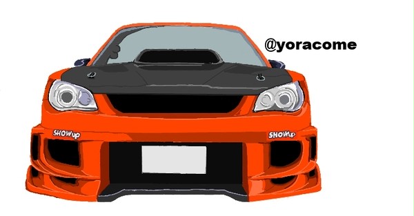 チャージスピード製エアロ インプレッサ