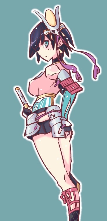ちゃちゃっと描いた坂戸城