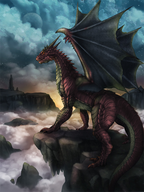 日暮れのドラゴン