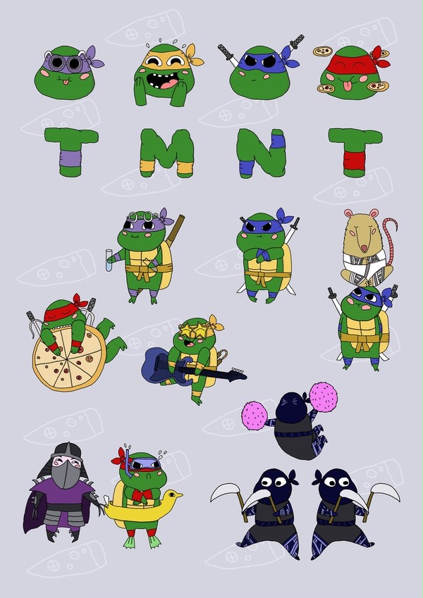 The power of 可愛い TMNT