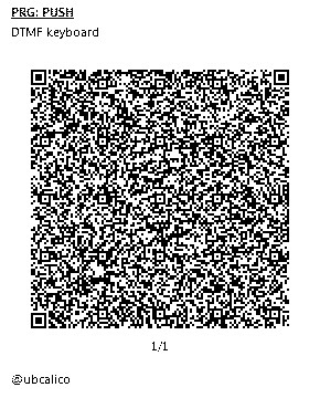 DTMF keyboard