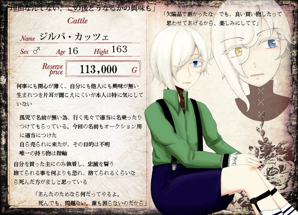 【黒オク】ジルバ・カッツェ【キャトル】