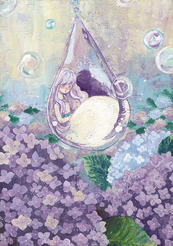 紫陽花漬けの少女