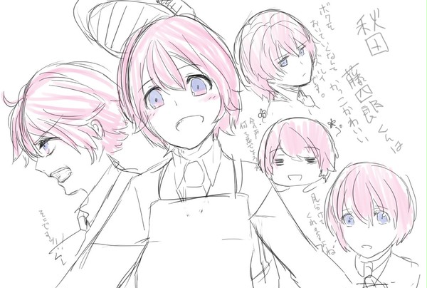 秋田君らくがき