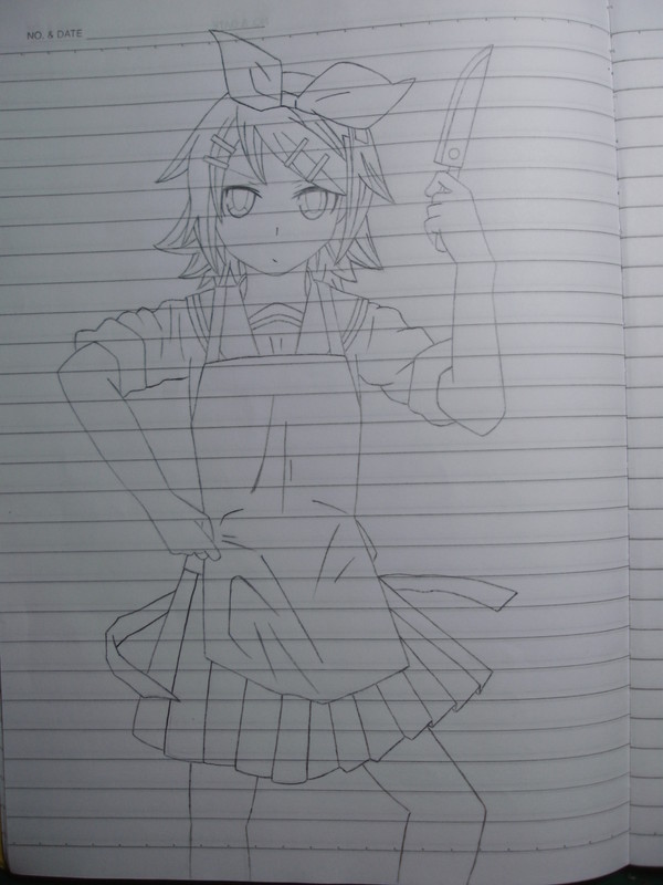 鏡音鈴 圍裙