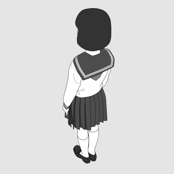 セーラー服生徒
