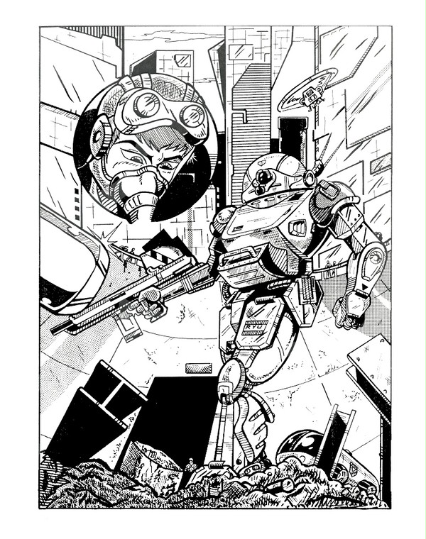 VOTOMS Fanzine Cover Piece