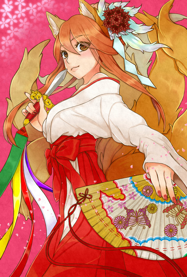 狐巫女さん