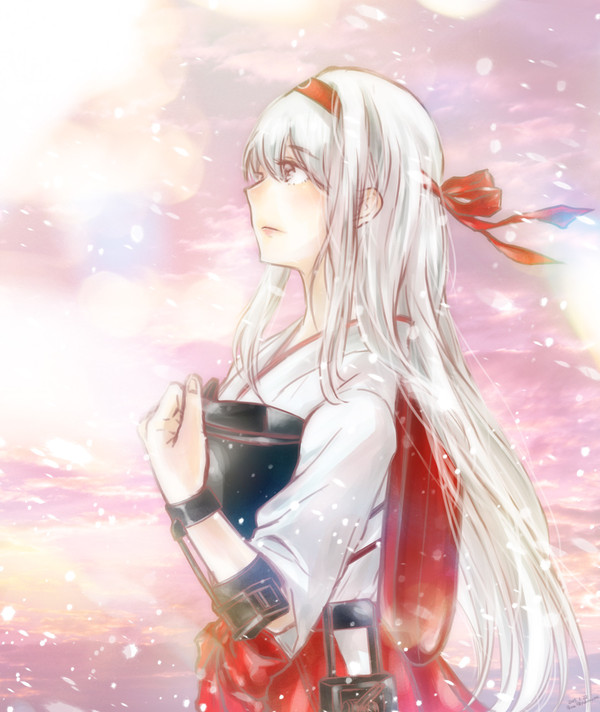 暁の水平線