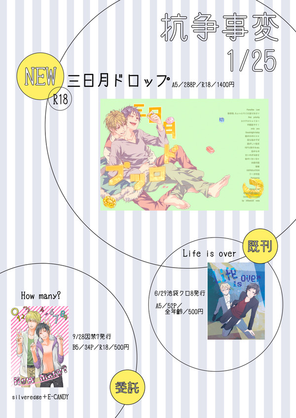 【抗争事変】お品書き