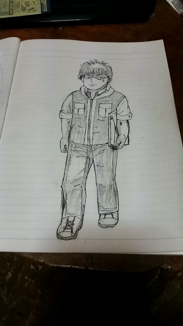 宮前剣を描いてみた