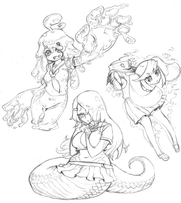 下書きイラスト