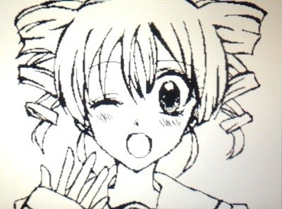 キャラクター落書き