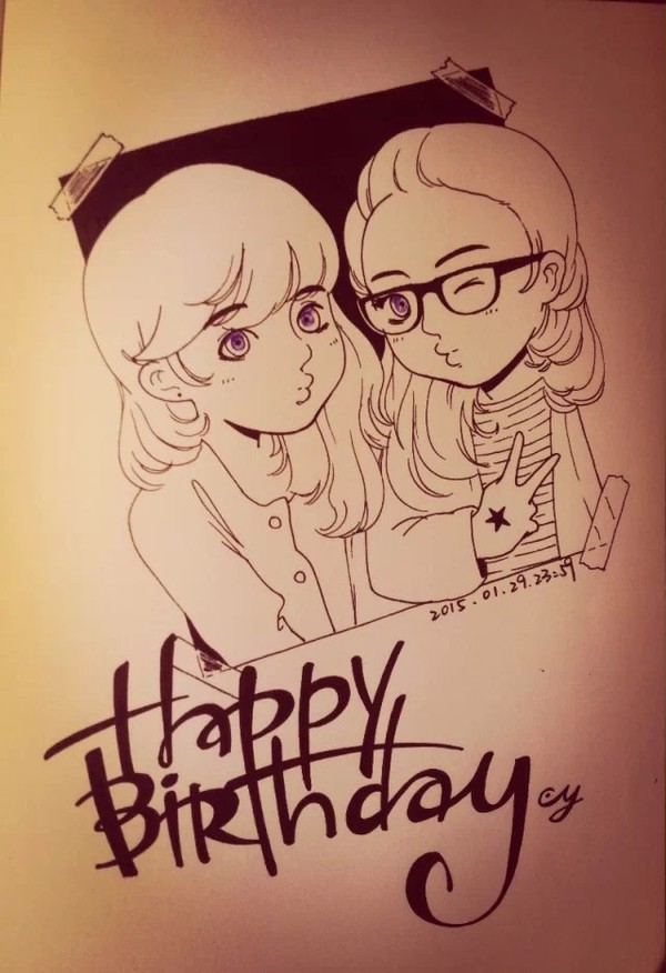 20150129 今天是好朋宇的生日，生日快乐啦~