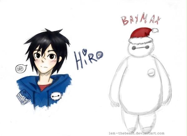 Hiro Hamada and Baymax