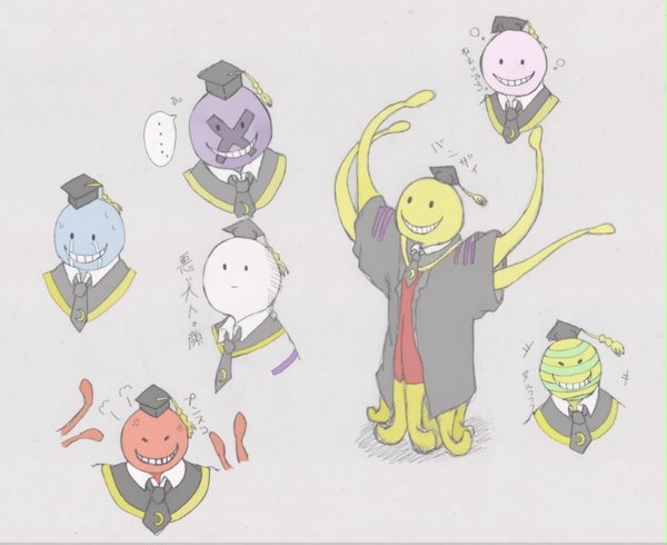 殺せんせーのいろんな顔