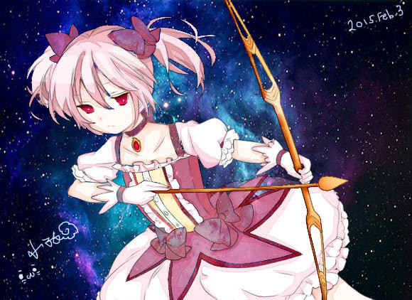 蠢孜孜biubiu！魔法少女小圆上色ww