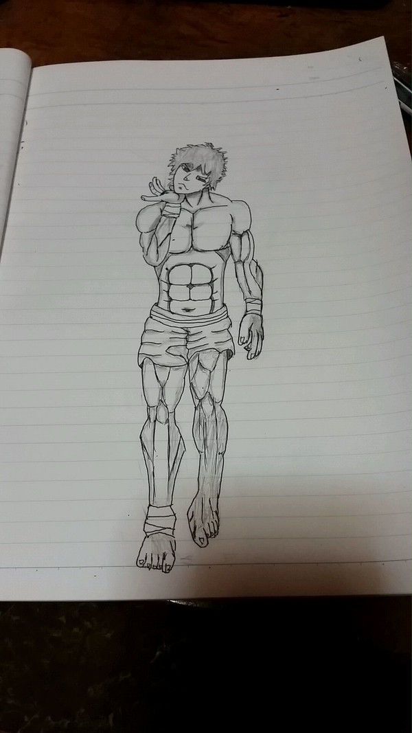 範馬刃牙を描いてみた