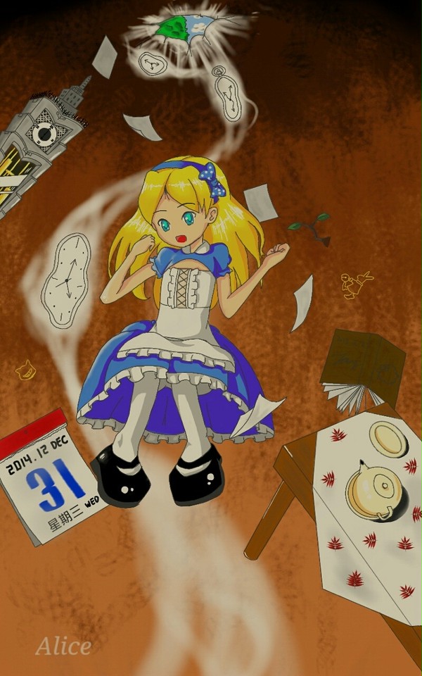 Alice上色