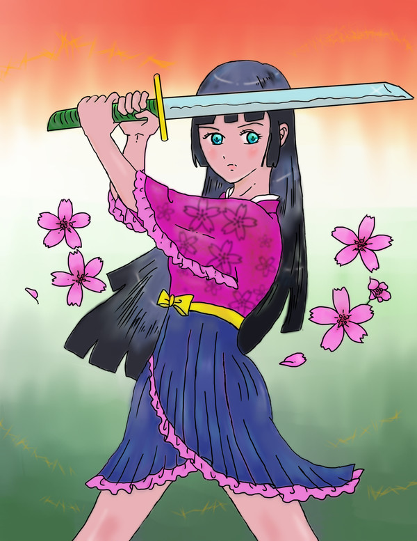 大和撫子美少女剣士参上！