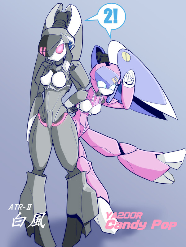 2号ロボ娘改修&軍用機カラー
