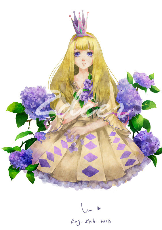 紫阳花少女