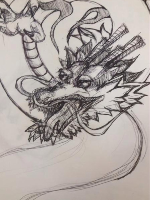 ペン画落書き