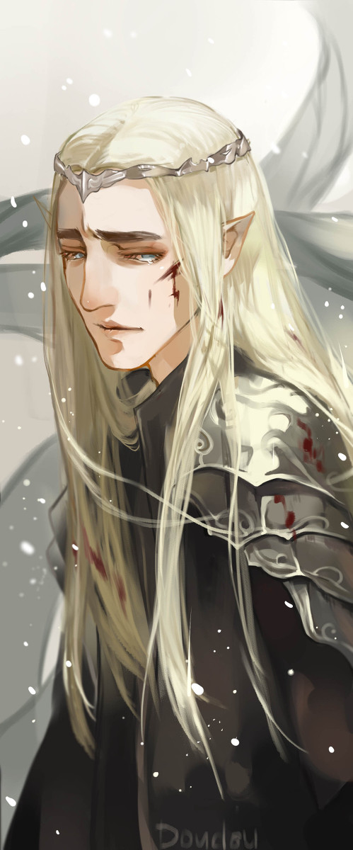 Thranduil，dont cry!!!!