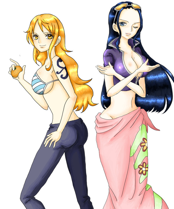 ナミさんとロビンちゃん