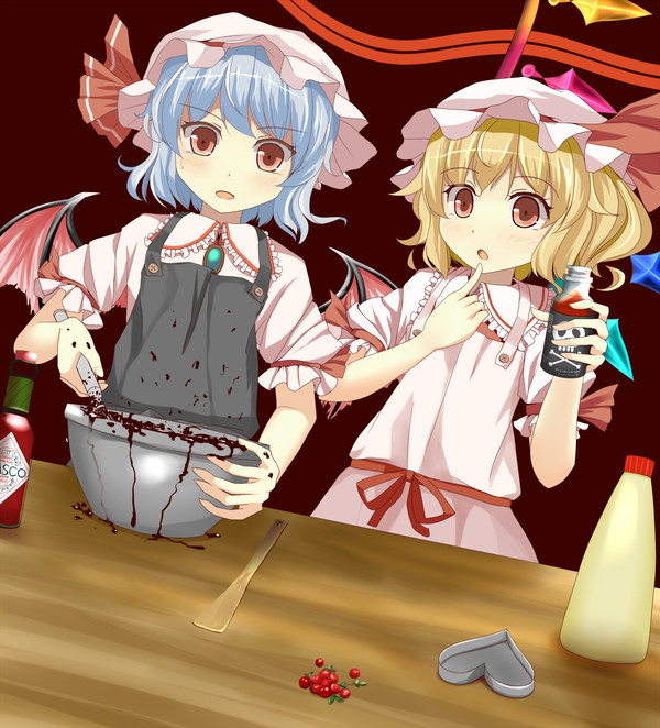 V-Dayの準備するスカーレット姉妹