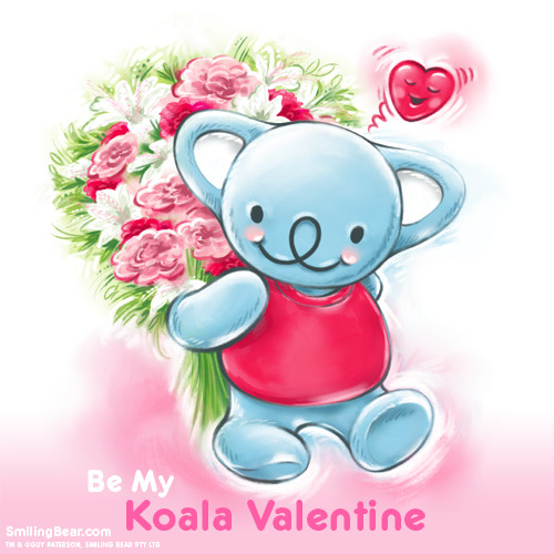 Be My Koala Valentine Ecard