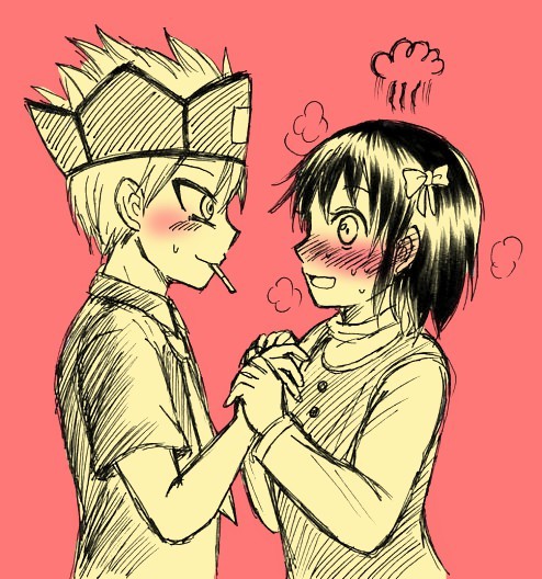 ログ＋バレンタイン漫画