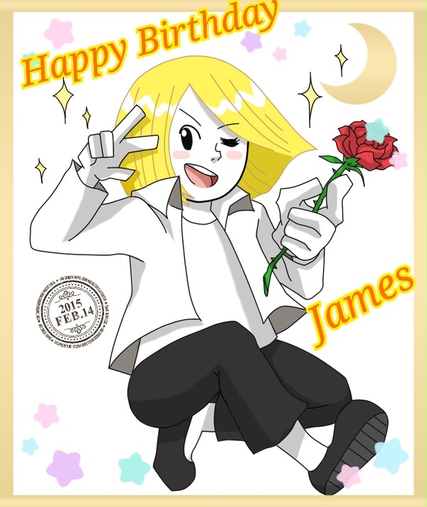 ジェームズ誕生日おめでとう!!!