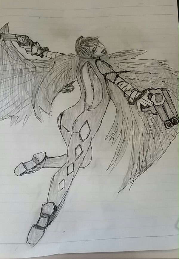 ベヨネッタを描いてみた改