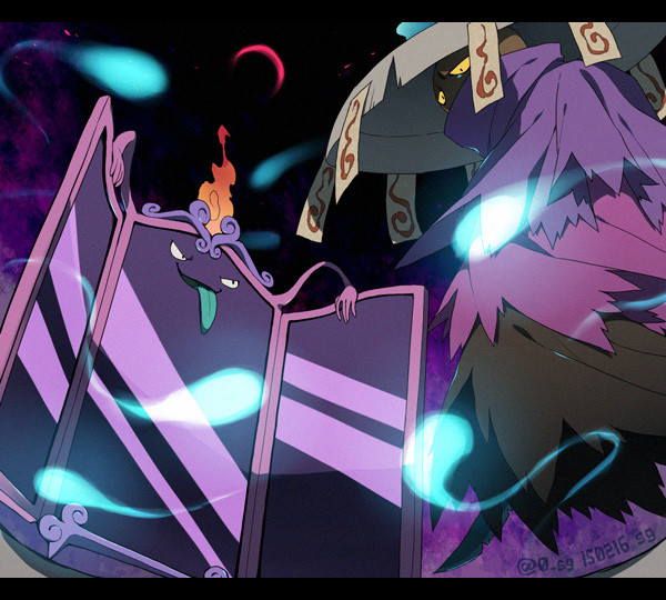 三面鏡と妖刀