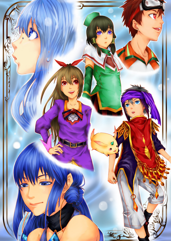 メルスト一周年記念イラスト