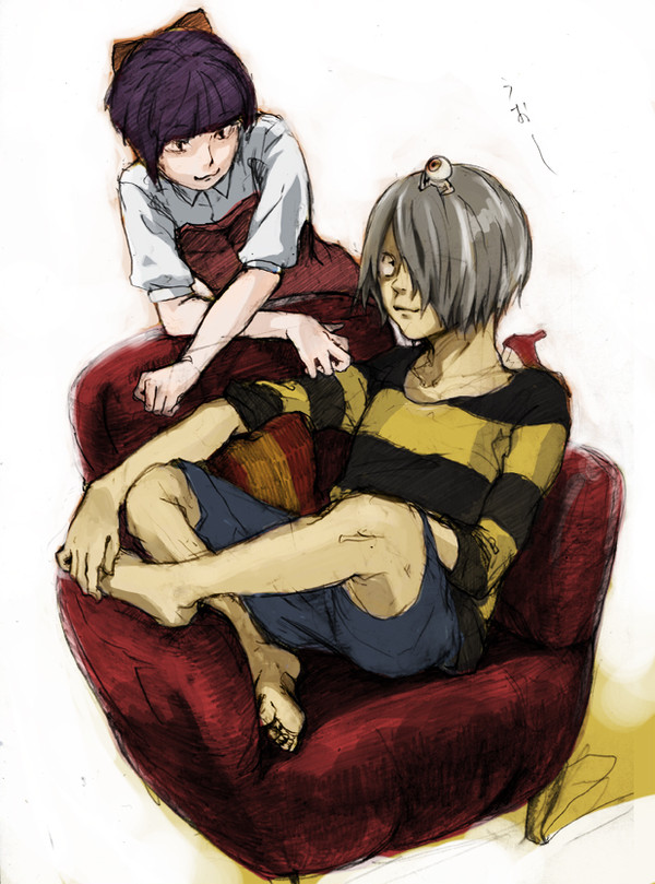 鬼太郎と猫娘さん