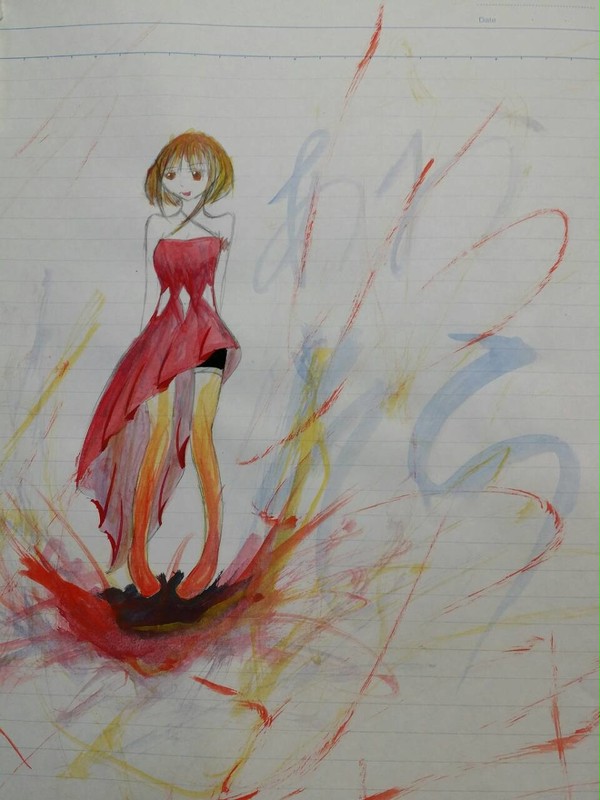オリジナル(アクリルガッシュで塗ってみた)