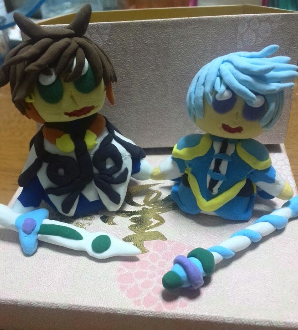 クレイ工作　ミクリオ&スレイ人形mini